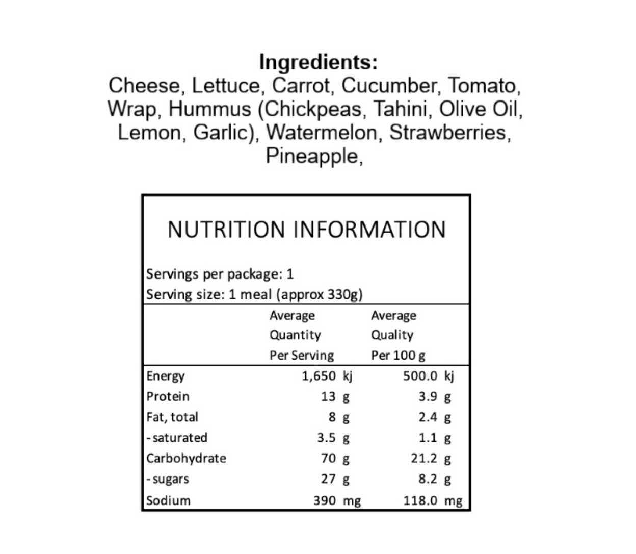 Veggie Wrap